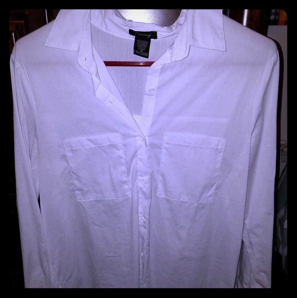 White button up shirt